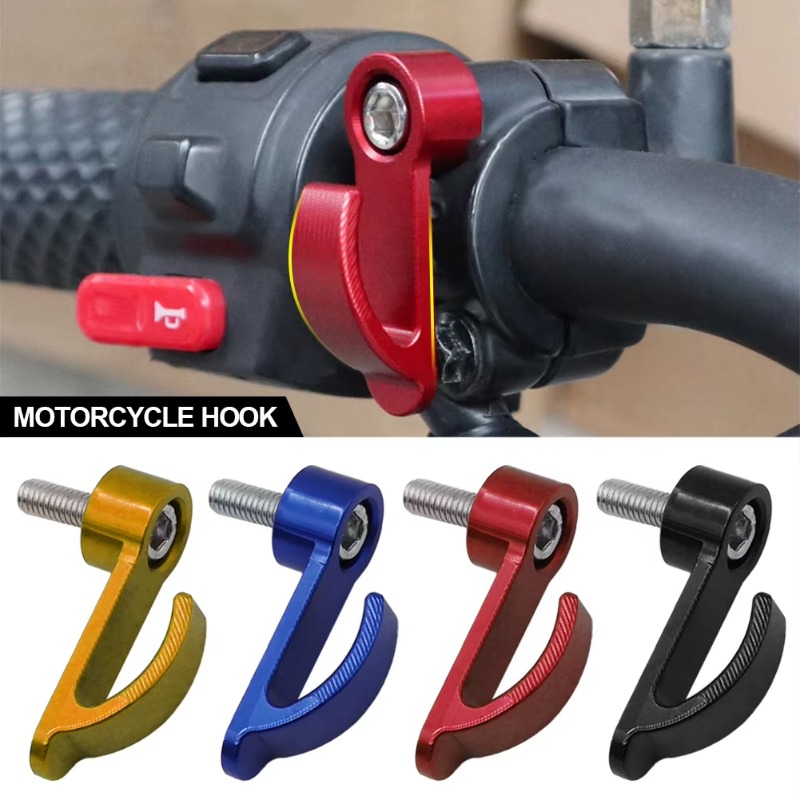 Motorcycle Gear Rack - Tas helm motor Aluminium paduan, Universal