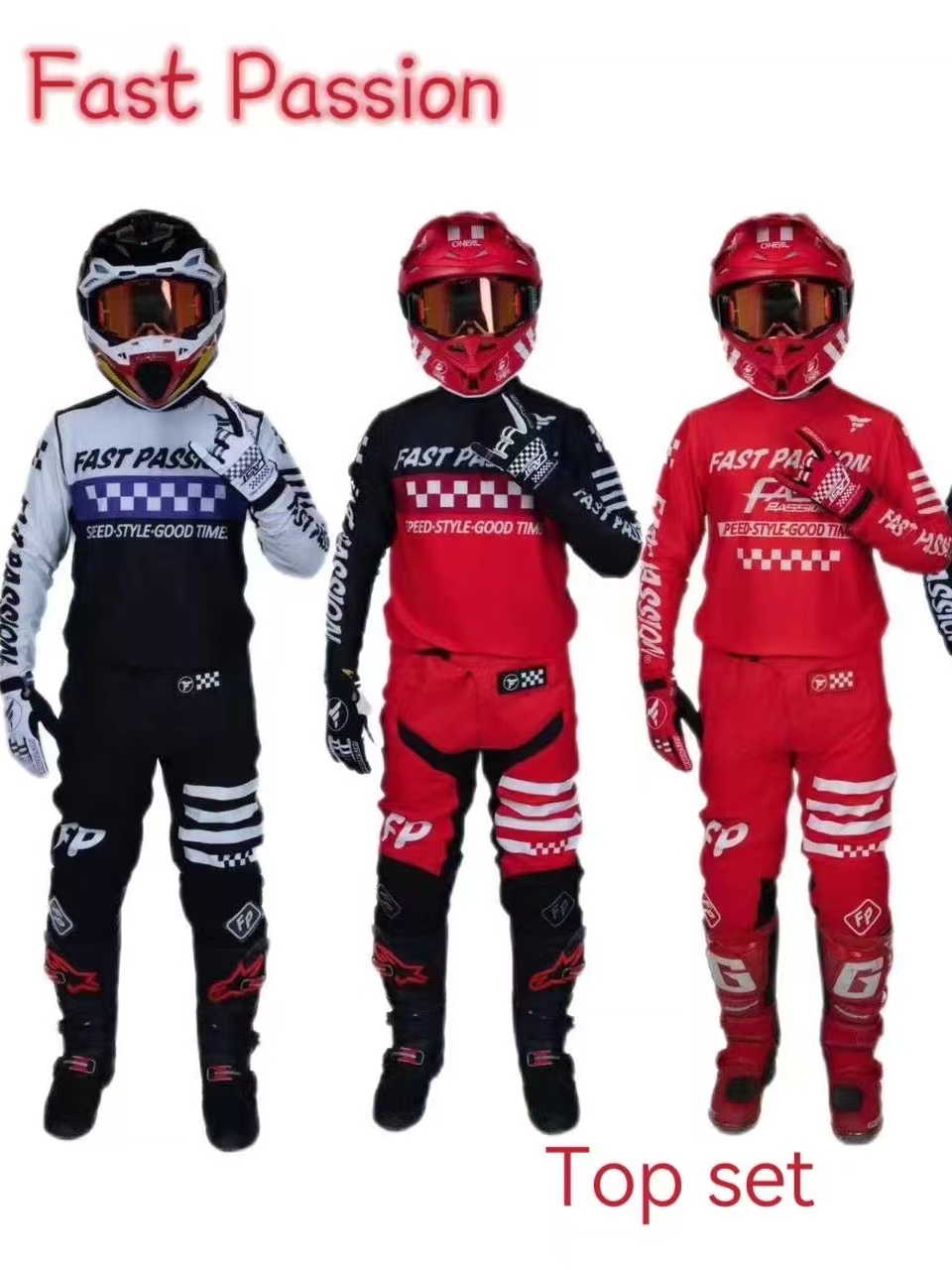 Motorcycle Gear Bundle - 2025 fastpassion untuk fox Perlengkapan Motocross