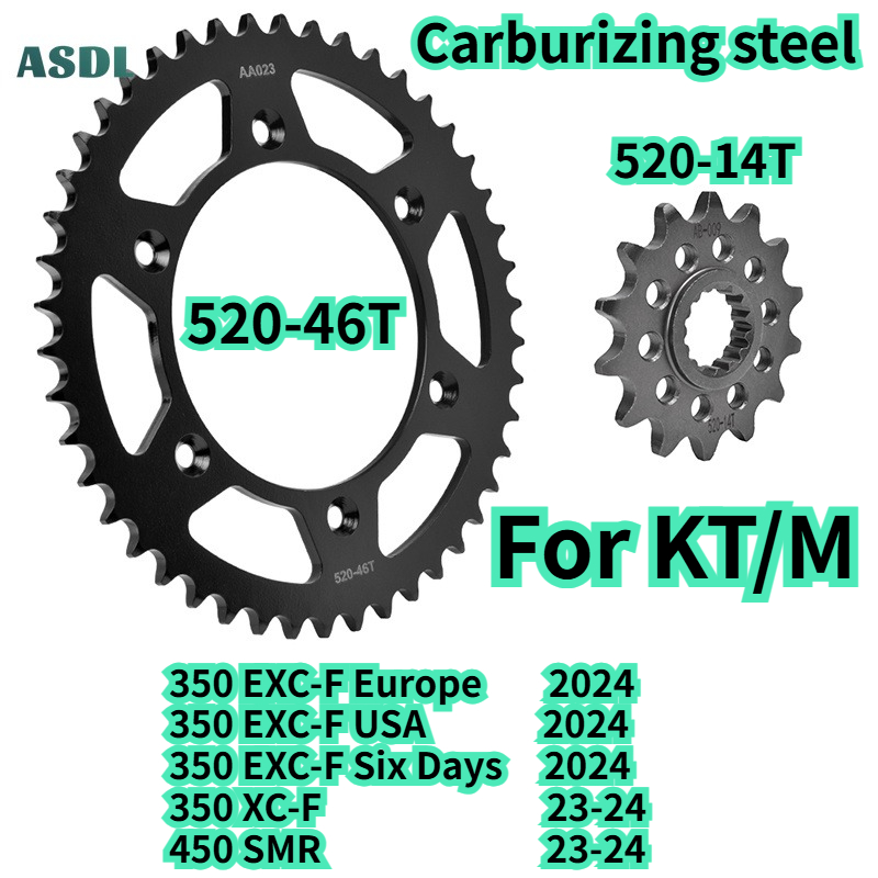 Motorcycle Gear Usa - 520 Roda Gigi Depan Belakang Sepeda