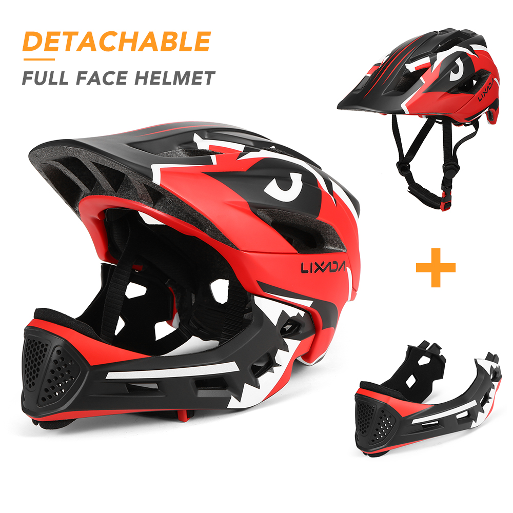 Motorcycle Gear Kids - Helm Bersepeda Lixada Helm Full Face