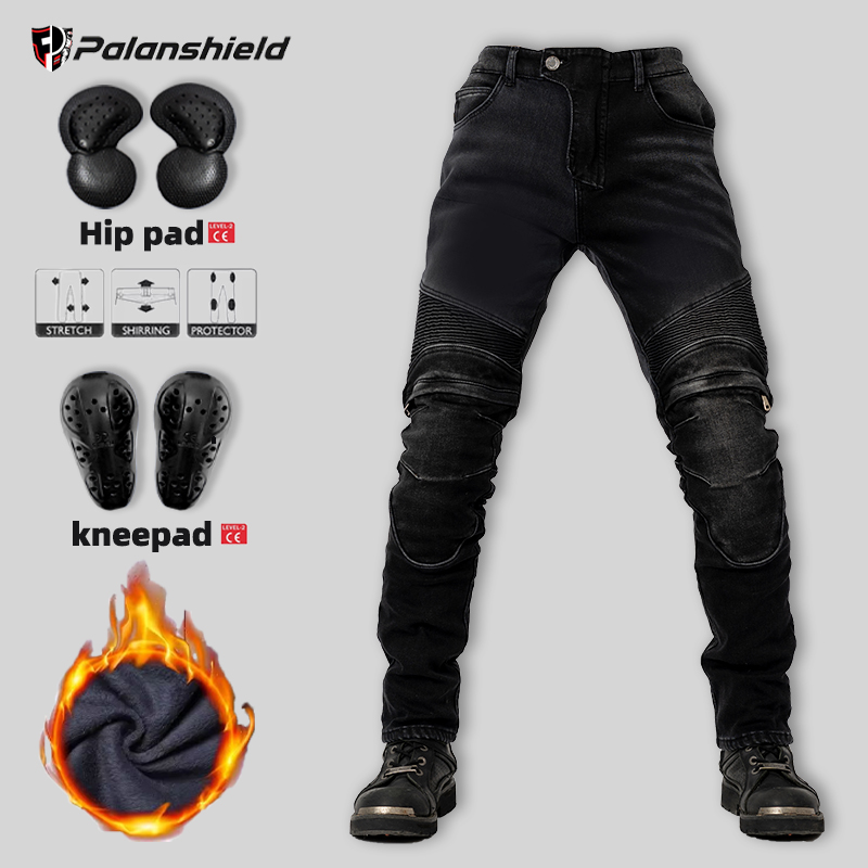 Motorcycle Gear Jeans - Celana Motor Musim Dingin Hangat Pria