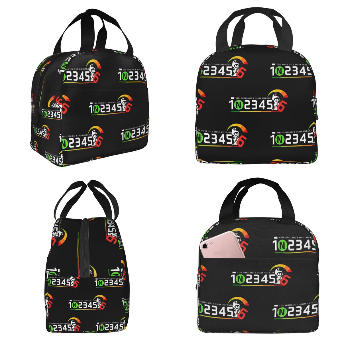Motorcycle Gear For Kids - 1N23456 Tas Makan Siang Terisolasi Pengendara
