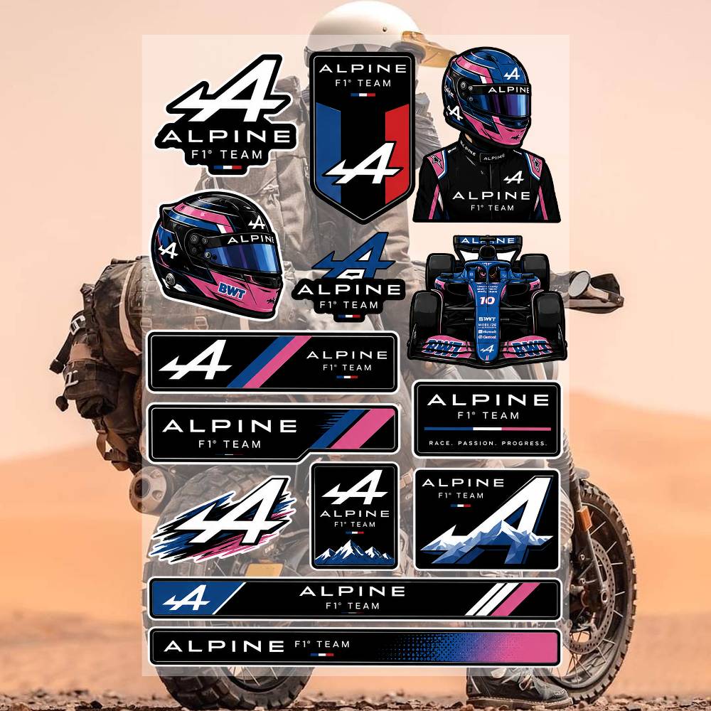 Stiker Grafiti Estetika Tim Al - Motorcycle Gear Alpine ulasan dan harga