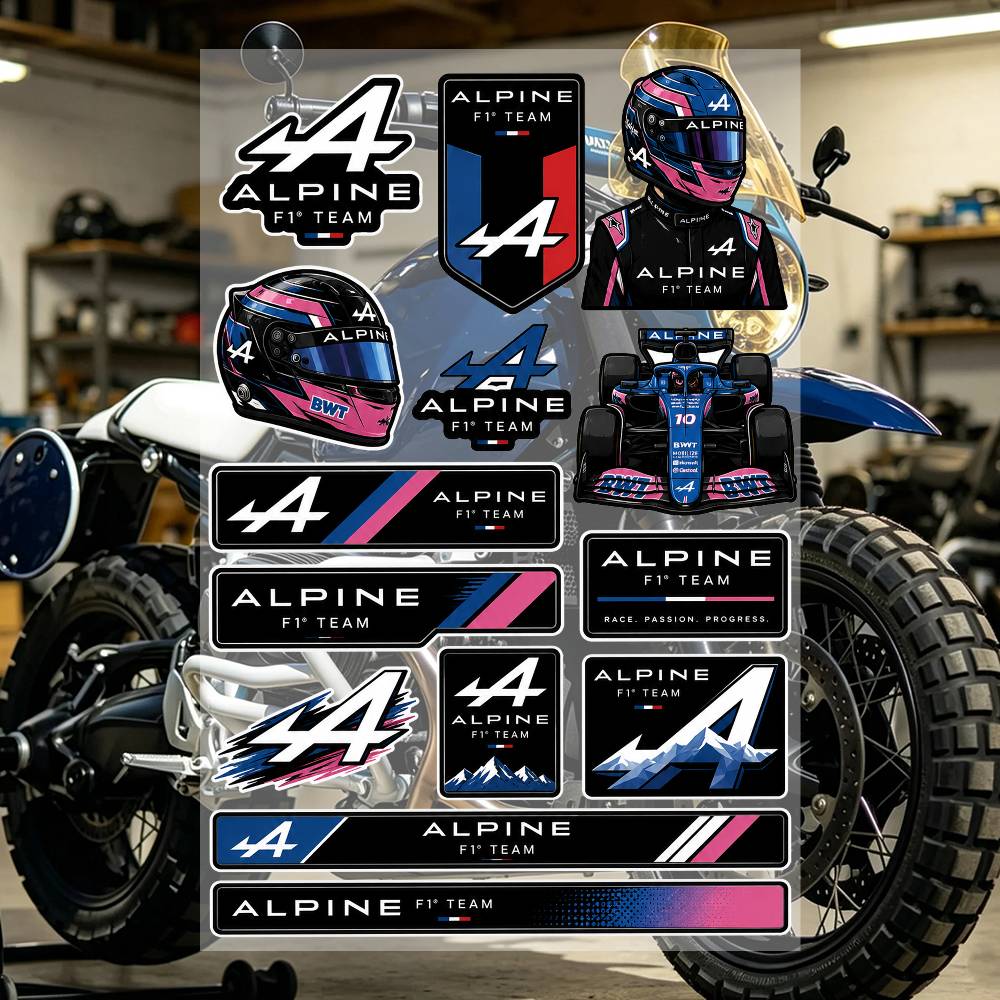 Stiker Grafiti Estetika Tim Al - Motorcycle Gear Alpine ulasan dan harga