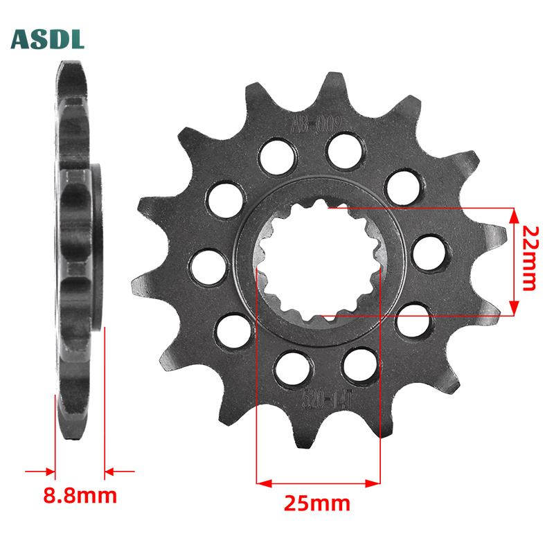 520 Roda Gigi Depan Belakang S - Motorcycle Gear Usa ulasan dan harga