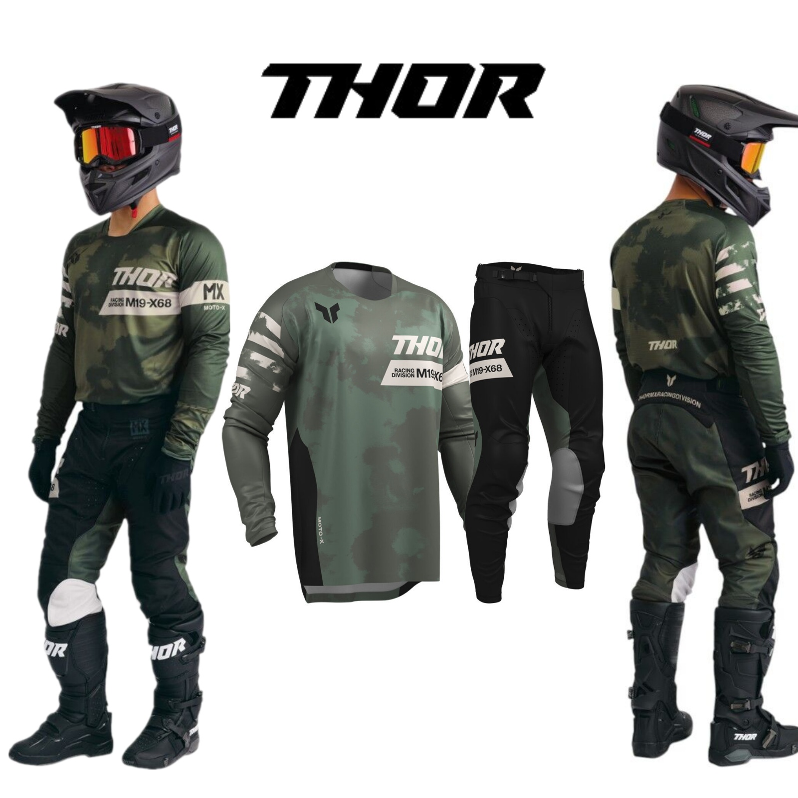 Set Perlengkapan Motocross Ata - Motorcycle Gear Bundle ulasan dan harga