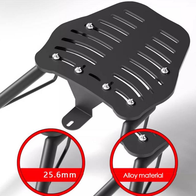 Rak bagasi motor, koper sepeda - Motorcycle Gear Rack ulasan dan harga