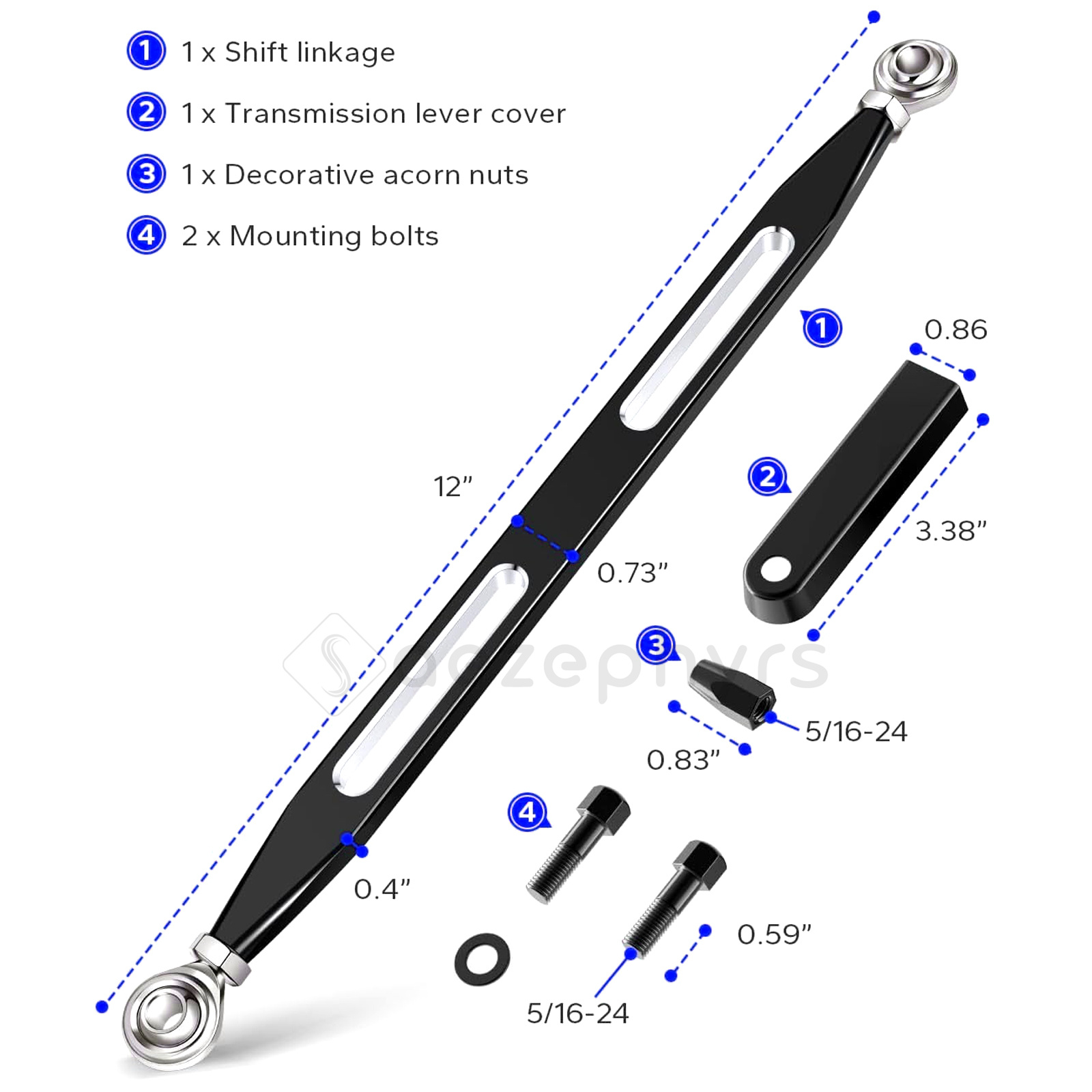 Tuas Persneling Aluminium 330m - Motorcycle Gear Change ulasan dan harga