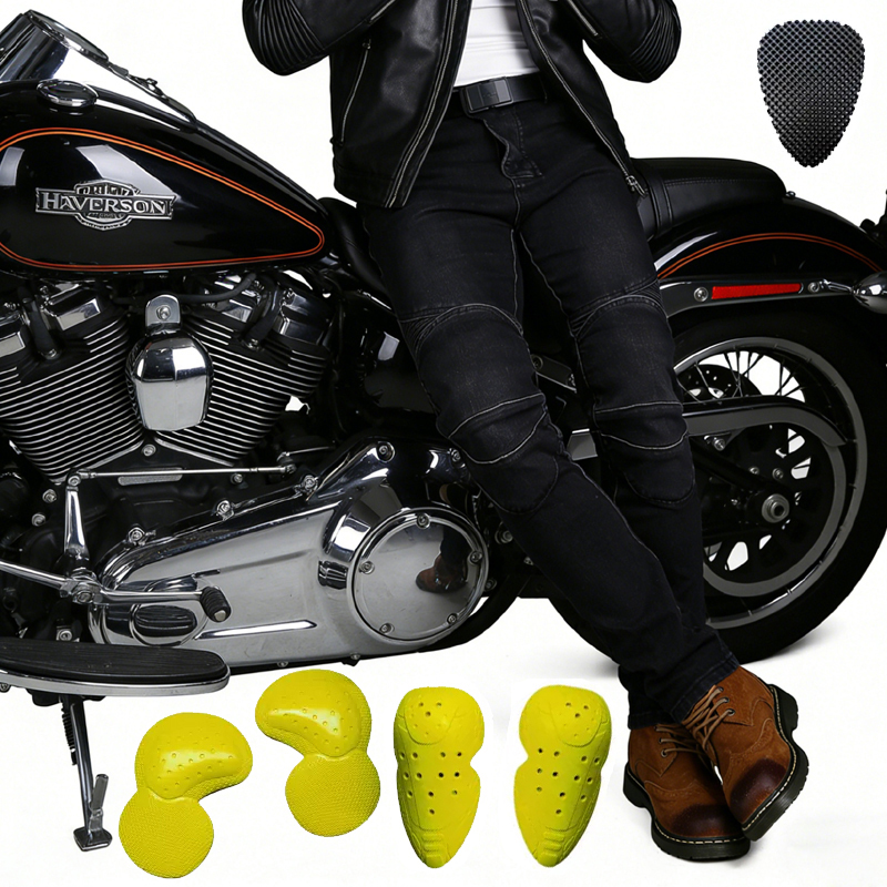 Celana Jeans Motor Trail Hitam - Motorcycle Gear Jeans ulasan dan harga