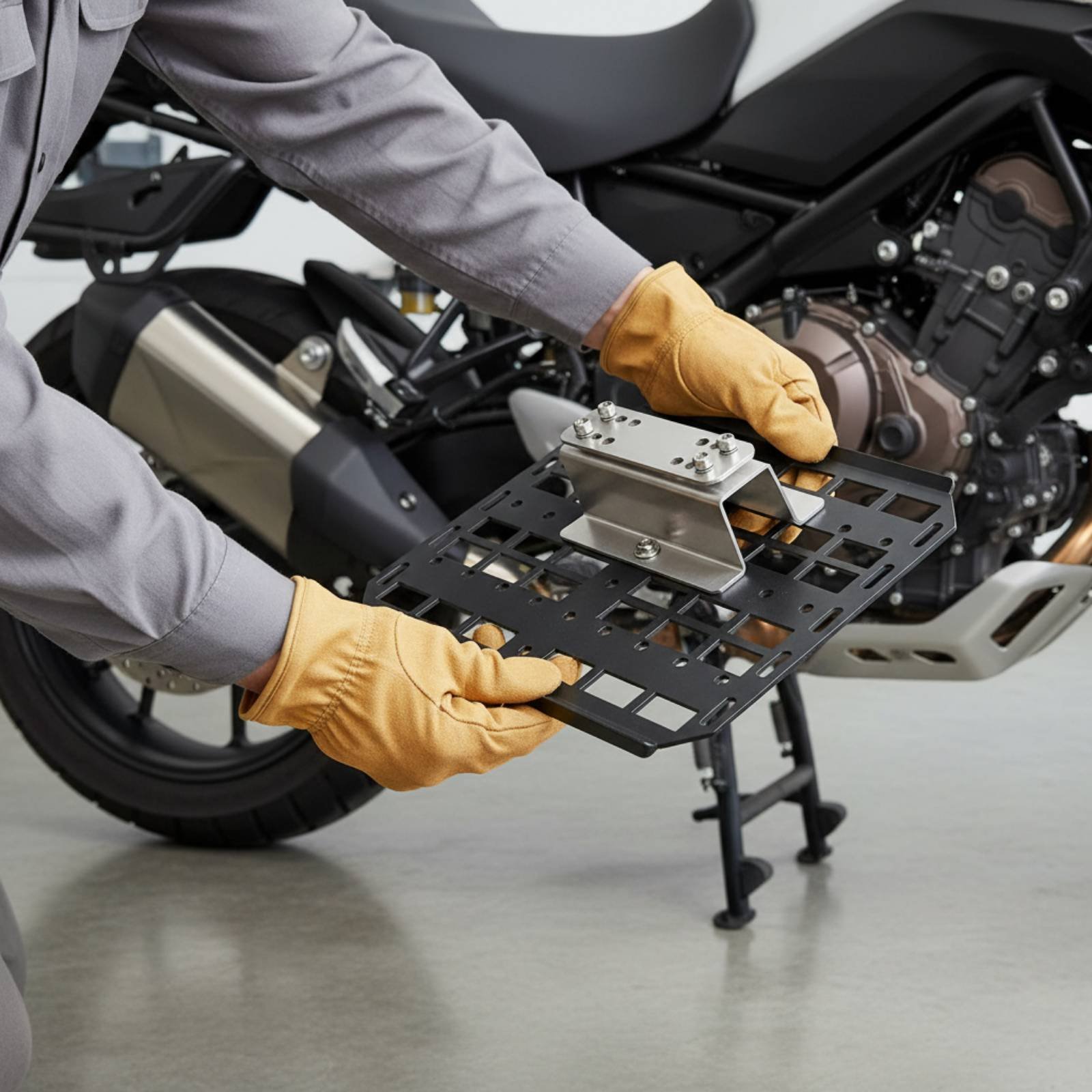 Rak Penyangga Tas Samping Moto - Motorcycle Gear Rack ulasan dan harga