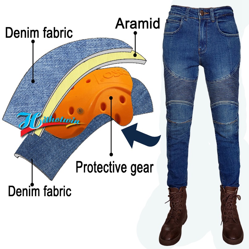 Jeans Sepeda Motor Wanita Cela - Motorcycle Gear Jeans ulasan dan harga