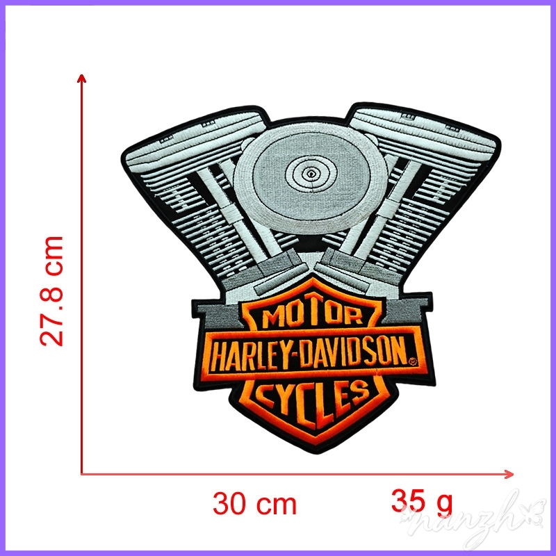 Patch Velcro Dekorasi Bordir M - Motorcycle Gear Rack ulasan dan harga