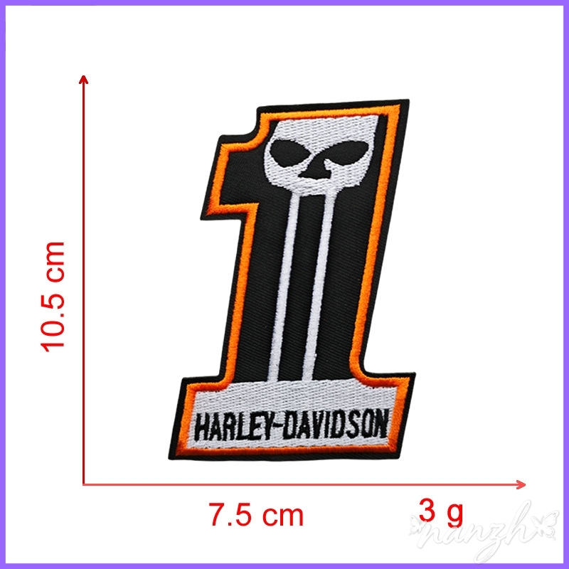 Patch Velcro Dekorasi Bordir M - Motorcycle Gear Rack ulasan dan harga
